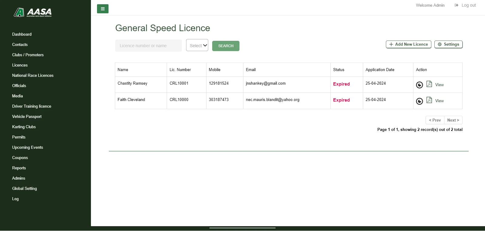 AASA - Auto-Sport Alliance Platform